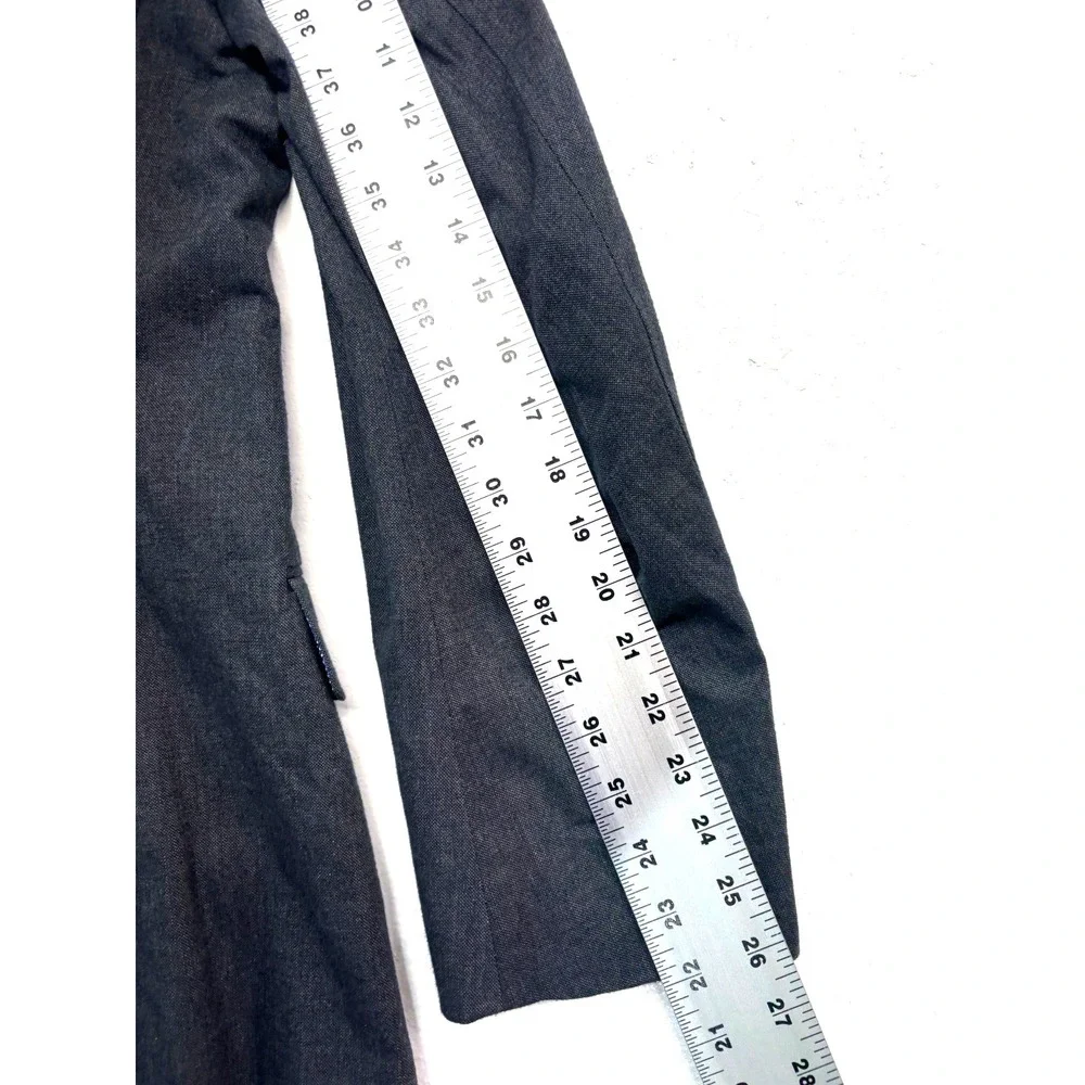Banana Republic 44R Gray Blazer‎ Jacket Sport Suit Coat Cotton Tailored Fit Mens